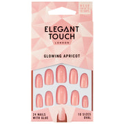 Elegant Touch Colour False Nails Glowing Apricot